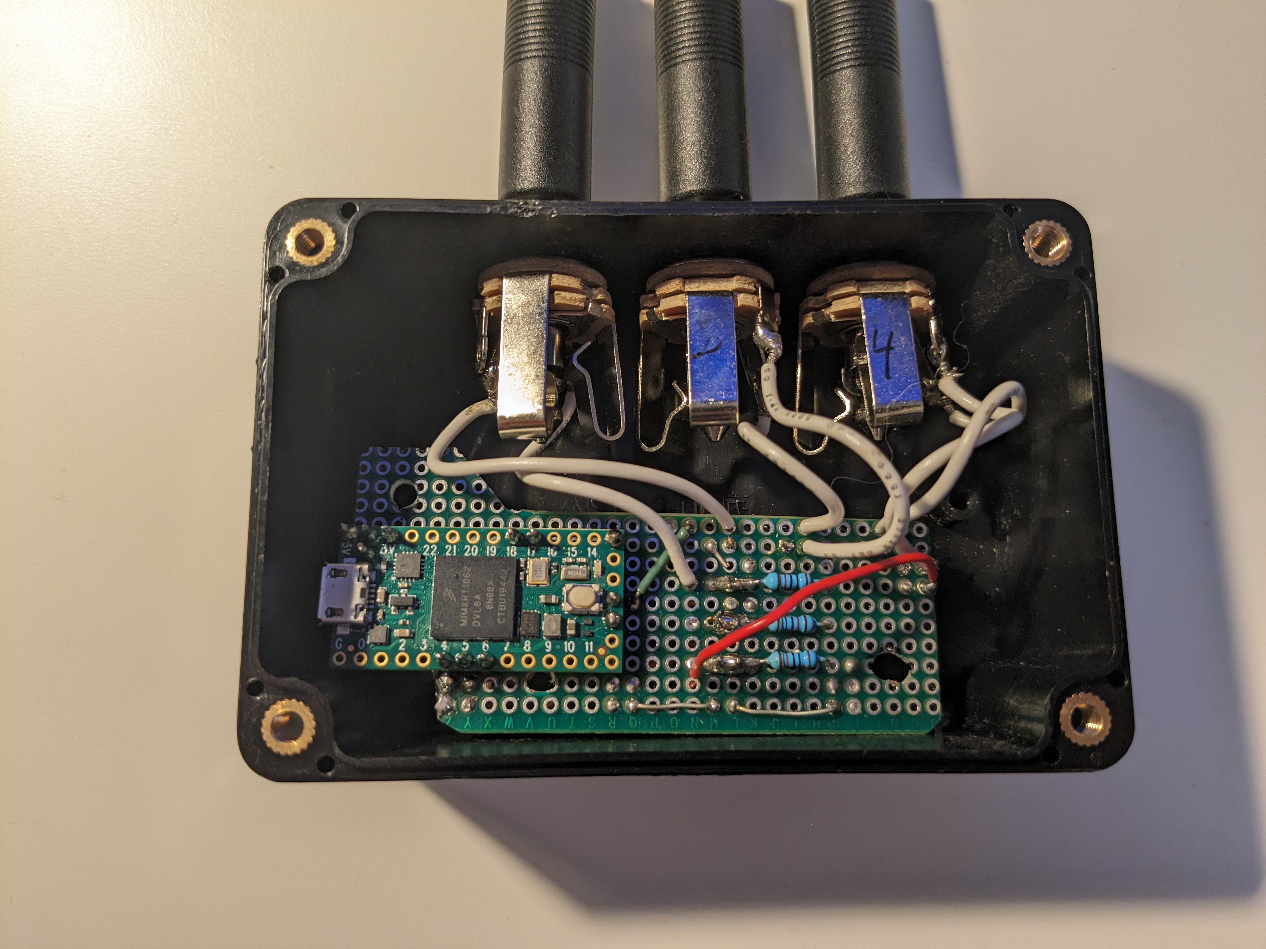 FootMouse Internal Circuitboard